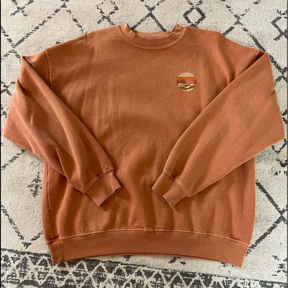 Womens Billabong Ride In Pullover Crewneck Sweatshirt. Size medium